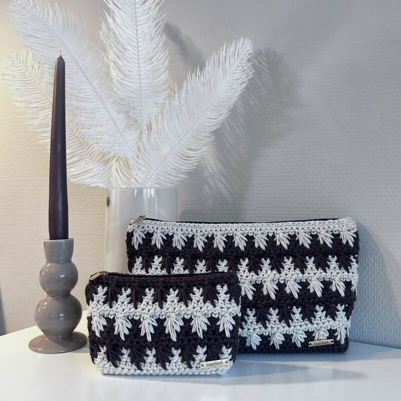 Noir Leaf clutch sæt