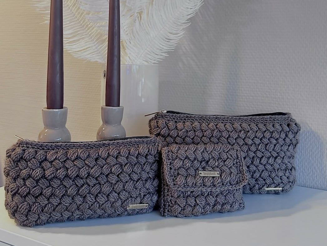 Soft stone clutch sæt